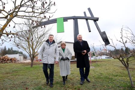 Slovesnost ob postavitvi Mobila na veter 36 Foto Ljubo Vukelič